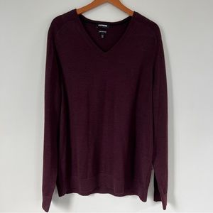 Mens V Neck Sweater - Express
